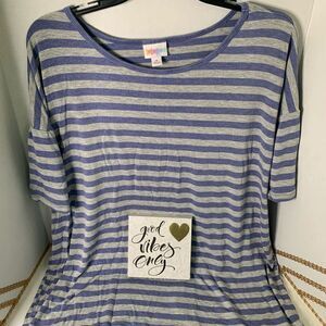 LuLaRoe striped shirt 